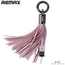 Remax Kabelis Remax  Tassels Ring  Data Cable for Lightning Pink