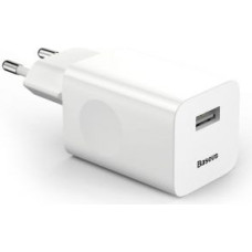 Baseus Adapteris Baseus  Baseus Charging Quick Charger EU power supply adapter USB Quick Charge 3.0 QC 3.0 white (CCALL-BX02)