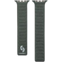 Connect Siksniņa Connect  Watch 38/40/41mm Fine woven twill magnetic chain Watch Straps Green