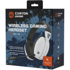 Canyon Bezvadu austiņas Canyon  headset EGO GH-13 White
