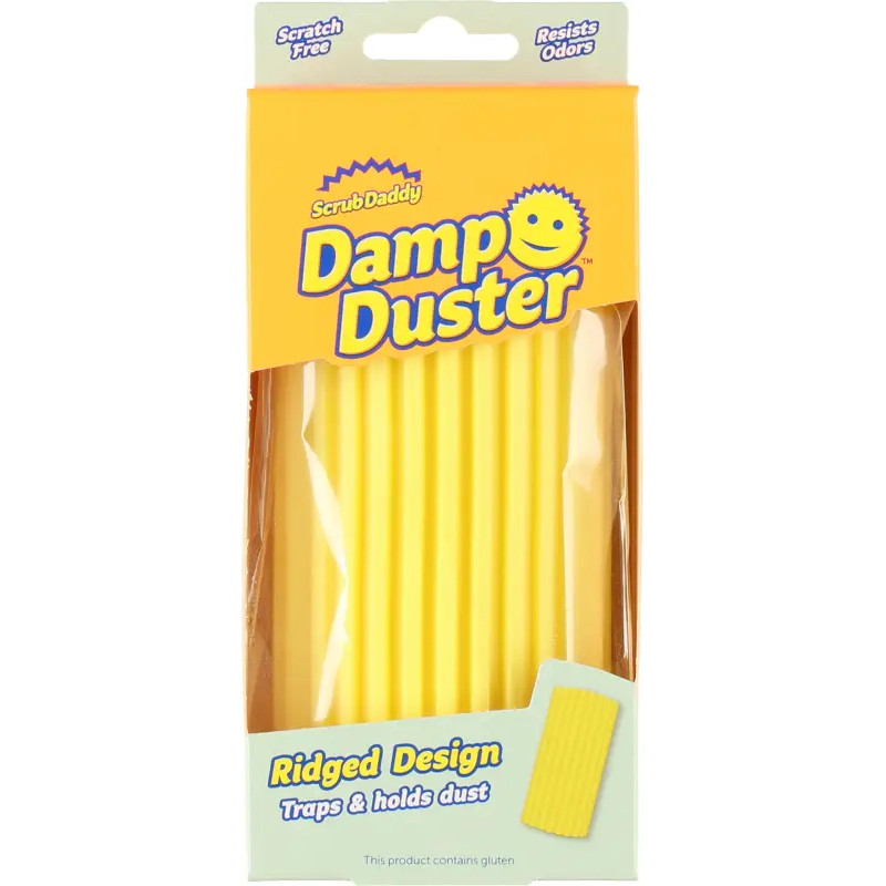 SCRUB DADDY Damp Duster Yellow putekļu savākšanas sūklis