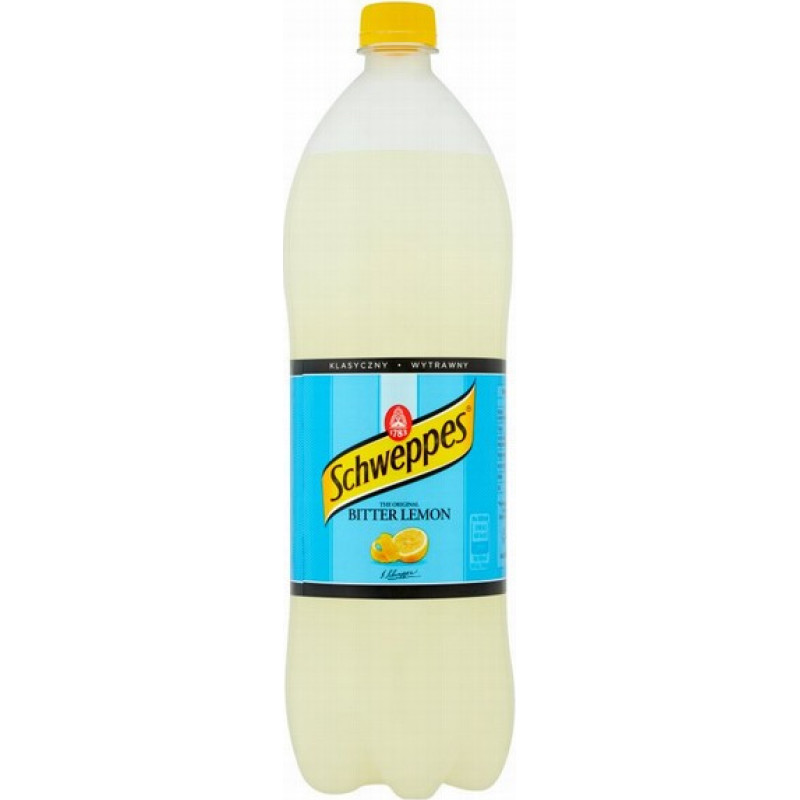 Schweppes gāzēts dzēriens ar rūgto citronu garšu ar 1.35L