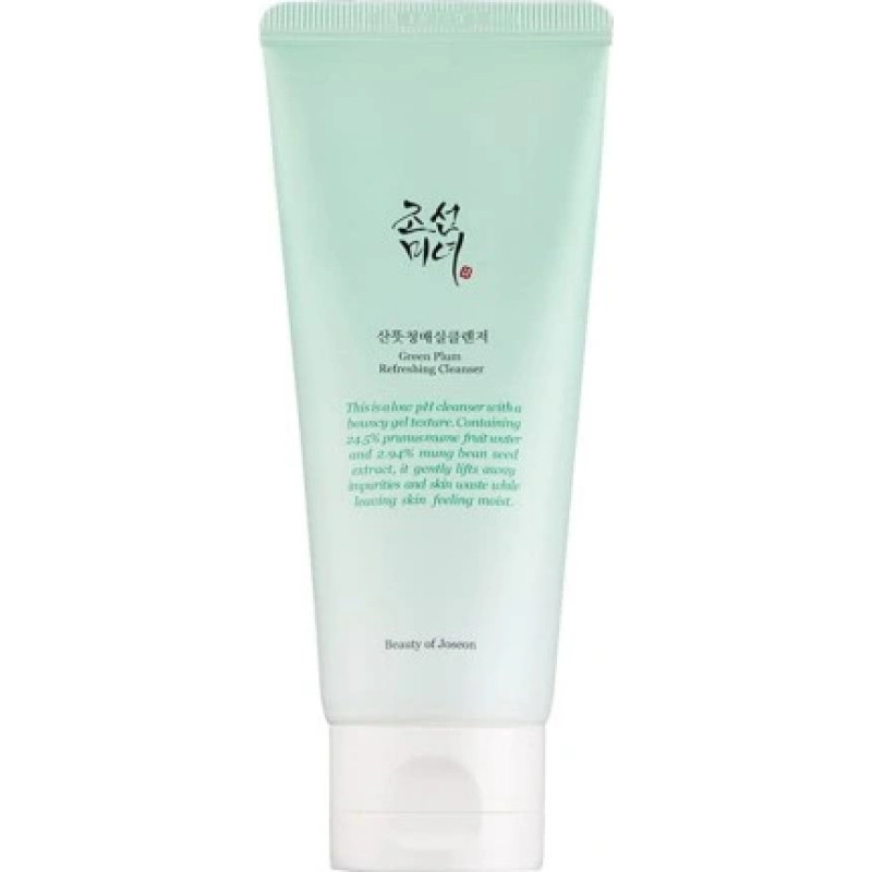 BEAUTY OF JOSEON Green Plum atsvaidzinoša sejas tīrīšanas želeja 100ml