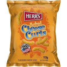 HERR'S  Baked Cheese Curls kukurūzas uzkodas 113g