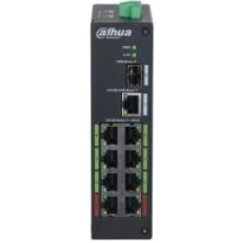 Dahua Nevadāms centrmezgls DAHUA  Switch||LR2110-8ET-120-V2|PoE ports 8|DH-LR2110-8ET-120-V2