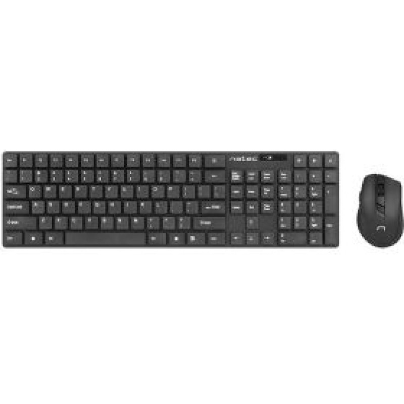 Natec Datora tastatūra Natec  Keyboard and Mouse  Stringray 2in1 Bundle Keyboard and Mouse Set, Wireless, US, Black