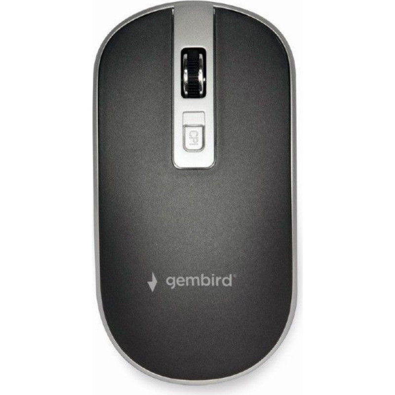Gembird Datora pele Gembird  Wireless Optical mouse MUSW-4B-06-BS	 USB, Optical mouse, Black