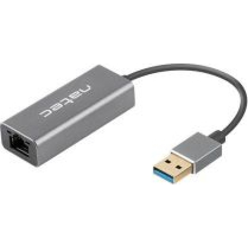 Natec Parveidotājs Natec  Ethernet Adapter, Cricket USB 3.0, USB 3.0 to RJ45, Black