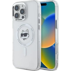Karl Lagerfeld Aizmugurējais vāciņš Karl Lagerfeld - Karl Lagerfeld KLHMP16LHLSCHH iPhone 16 Pro 6.3 Transparent
