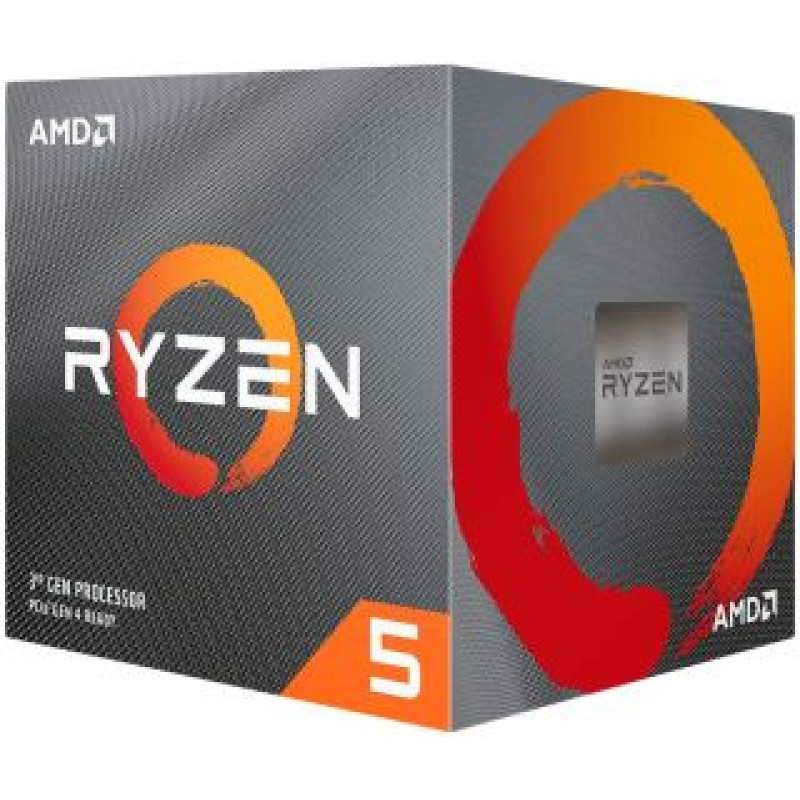 AMD Procesors AMD  CPU Desktop Ryzen 5 6C/12T 3600 (4.2GHz,36MB,65W,AM4) box with Wraith Stealth cooler