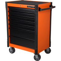 Kamasa Tools Instrumentu ratiņi 7 atvilktnes oranža