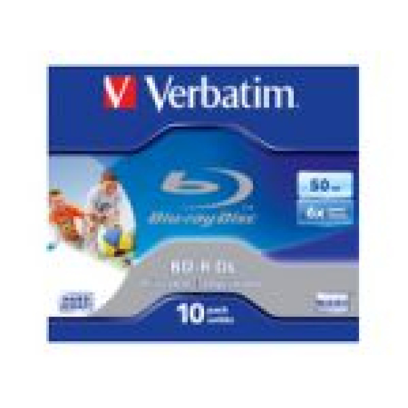 Verbatim Optiskās matrica Verbatim  VERBATIM 43736 BluRay BD-R DL 10pc