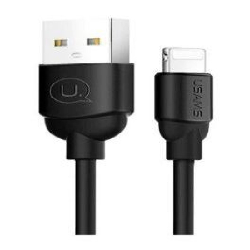 Usams Kabelis USAMS Apple SJ245USB01, USB B - Lightning 8pin, 1 m Cabel Black