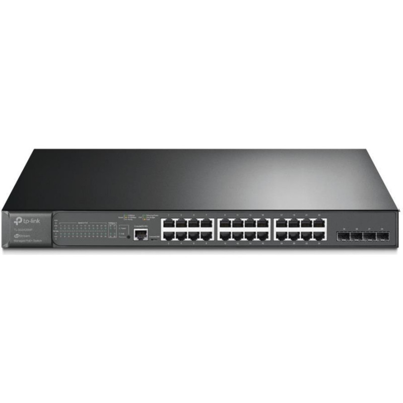 Tp-Link Nevadāms centrmezgls TP-Link  Switch||TL-SG3428MP|Rack|4xSFP|1xConsole|1|384 Watts|TL-SG3428MP