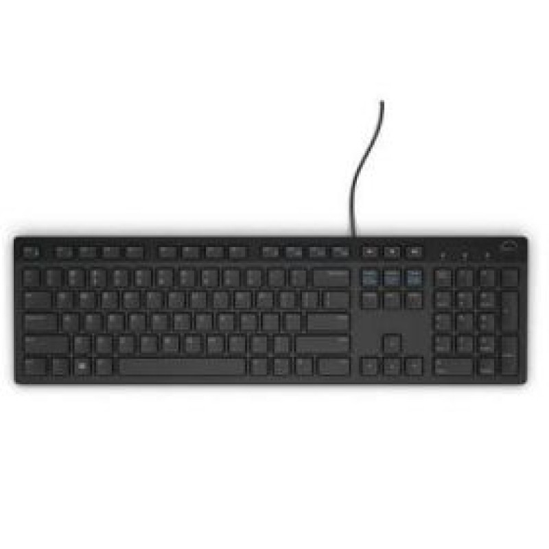 Dell Datora tastatūra Dell  KEYBOARD KB216 ENG/BLACK 580-ADHY
