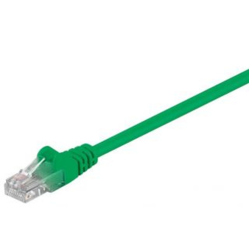 Goobay Kabelis Goobay  CAT 5e patch cable, U/UTP 68338 0.5 m, Green