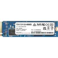 Synology Cietais disks SSD Synology  SSD||SNV3400|400GB|M.2|PCIE|NVMe|Write speed 750 MBytes/sec|Read speed 3000 MBytes/sec|TBW 491 TB|MTBF 1800000 hours|SNV3410-400G