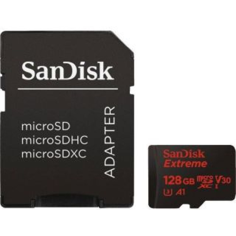 Sandisk By Western Digital Cita datorprece SANDISK BY WESTERN DIGITAL  MEMORY MICRO SDXC 128GB UHS-I/W/A SDSQXAA-128G-GN6AA SANDISK