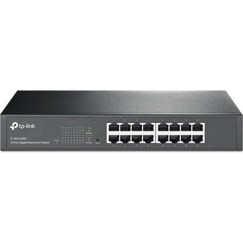 Tp-Link Serveru  - Citi piederumi TP-Link  Switch TL-SG1016DE Web Managed, Rackmountable, 1 Gbps (RJ-45) ports quantity 16
