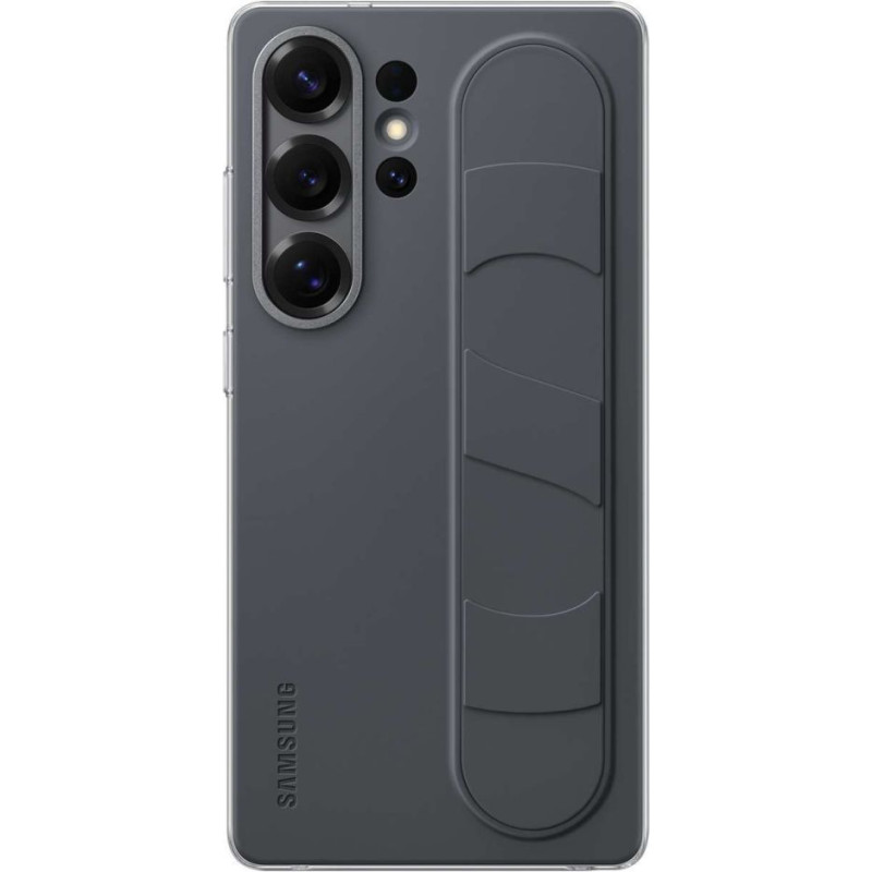 Samsung Aizmugurējais vāciņš Samsung  Samsung Standing Grip Case EF-GS938CBEGWW Silicone Case with Holder / Stand for Samsung Galaxy S25 Ultra - Black
