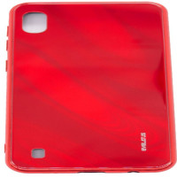 Evelatus Aizmugurējais vāciņš Evelatus Samsung Galaxy A10 Water Ripple Full Color Electroplating Tempered Glass Case Red