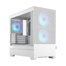 Fractal Design Datoru korpusi Fractal Design  Pop Mini Air RGB  White TG Clear Tint, mATX, Mini ITX, Power supply included No