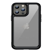 Ilike Aizmugurējais vāciņš iLike - iPhone 13 Pro hard cover with gel frame Transparent Black