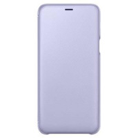 Samsung Aizmugurējais vāciņš Samsung  A6 Plus 2018 A605 Wallet Cover Purple
