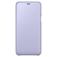 Samsung Aizmugurējais vāciņš Samsung  A6 Plus 2018 A605 Wallet Cover Purple