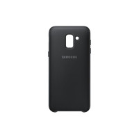 Samsung Aizmugurējais vāciņš Samsung  A6 Plus 2018 A605 Dual Layer Cover Black