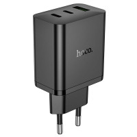 Hoco Adapteris Hoco  N50 Scenery PD45W(2C1A) charger(EU) Black