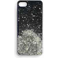Hurtel Aizmugurējais vāciņš Hurtel  Star Glitter Shining Cover for iPhone 13 Pro black