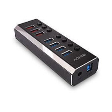 Lindy Parveidotājs LINDY  I/O HUB USB3 4PORT+3CHARGE/43371