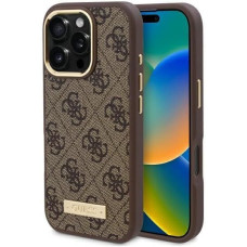 Guess Aizmugurējais vāciņš Guess  | GUHMP16LU4GPRW | Case | iPhone 16 Pro | Apple | Thermoplastic/Polyurethane | Brown
