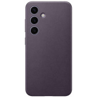 Samsung Aizmugurējais vāciņš Samsung - GP-FPS921HCAVW Samsung Leather Cover (Vegan) for Galaxy S24 Dark Violet