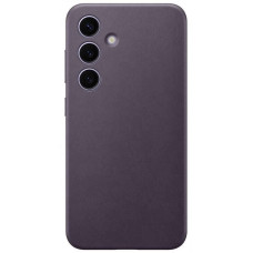 Samsung Aizmugurējais vāciņš Samsung - GP-FPS921HCAVW Samsung Leather Cover (Vegan) for Galaxy S24 Dark Violet