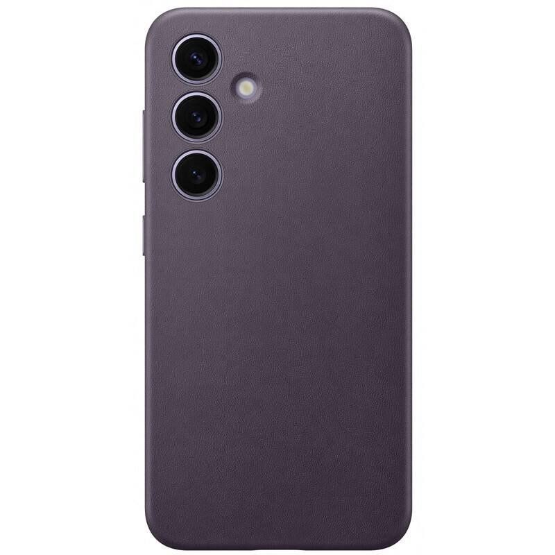Samsung Aizmugurējais vāciņš Samsung - GP-FPS921HCAVW Samsung Leather Cover (Vegan) for Galaxy S24 Dark Violet