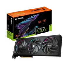 Gigabyte Grafiskās karte / Video kartes Gigabyte  Graphics Card||NVIDIA GeForce RTX 5060 Ti|16 GB|GDDR7|128 bit|PCIE 5.0 16x|GPU 2722 MHz|Triple slot Fansink|1xHDMI|3xDisplayPort|GV-N506TAORUSE-16GD1.0