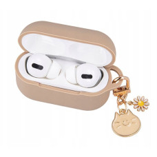 Ilike Maciņš austiņām iLike - Case for Airpods Pro 2 carmel with pendant