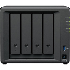 Synology Zibatmiņa Synology  NAS | DS925+ | AMD Ryzen | V1500B | Processor frequency 2.2 GHz | 4 GB | DDR4 ECC SODIMM | Black
