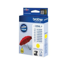 Brother Aksesuāri un izejmateriāli Brother  LC225XLY Ink Cartridge, Yellow