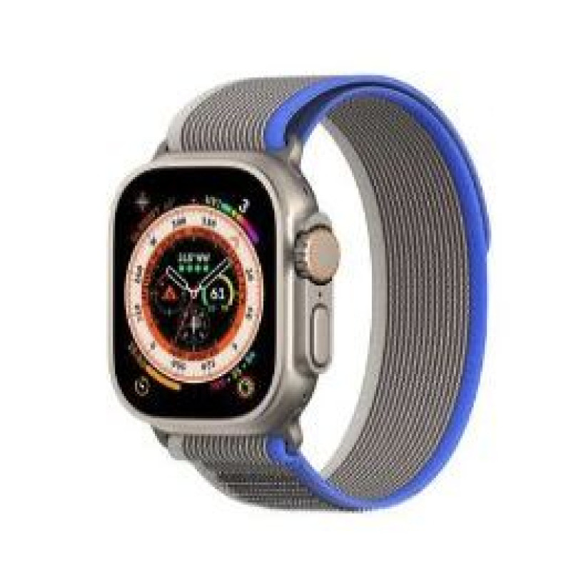 Dux Ducis Siksniņa Dux Ducis  Sport Velcro Strap for Apple Watch Ultra / 9 / 8 / 7 / 6 / SE / 5 / 4 / 3 / 2 / 1 (42, 44, 45, 49 mm) Blue