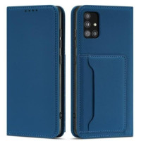Ilike Atveramie maciņi iLike Samsung Galaxy A52 5G Pouch Wallet Card Holder Card Case Case Blue
