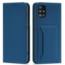 Ilike Atveramie maciņi iLike Samsung Galaxy A52 5G Pouch Wallet Card Holder Card Case Case Blue