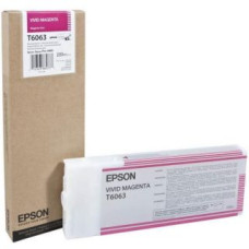 Epson Aksesuāri un izejmateriāli EPSON  T606300 Ink Cartridge, Vivid Magenta