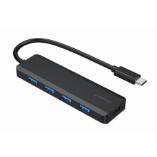 Gembird Parveidotājs Gembird  I/O HUB USB-C 4PORT/UHB-CM-U3P4P-01