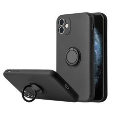 Ilike Aizmugurējais vāciņš iLike Apple IPHONE 14 PRO MAX SILICONE RING Black
