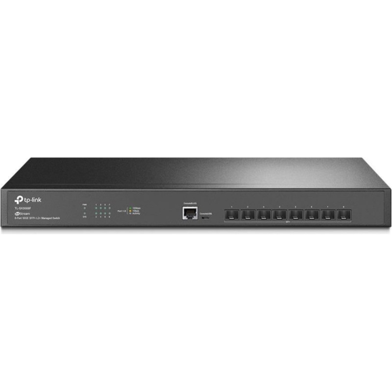 Tp-Link Nevadāms centrmezgls TP-Link  Switch||TL-SX3008F|Type L2+|8x10GBASE-T/SFP+ Combo|1|1|TL-SX3008F