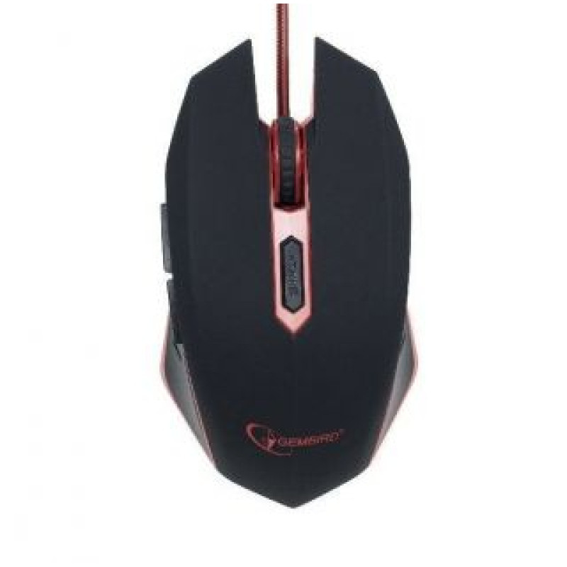 Gembird Datora pele Gembird  Gaming mouse, Black/red, MUSG-001-G, USB