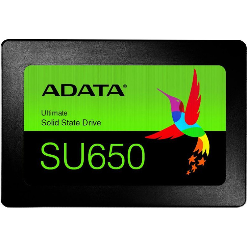 Adata Cietais disks SSD ADATA  Ultimate SU650 120 GB, SSD interface SATA, Write speed 320 MB/s, Read speed 520 MB/s